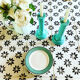 Set of 6 vintage dessert plates