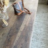 XXL walnut trade counter with multiple drawers