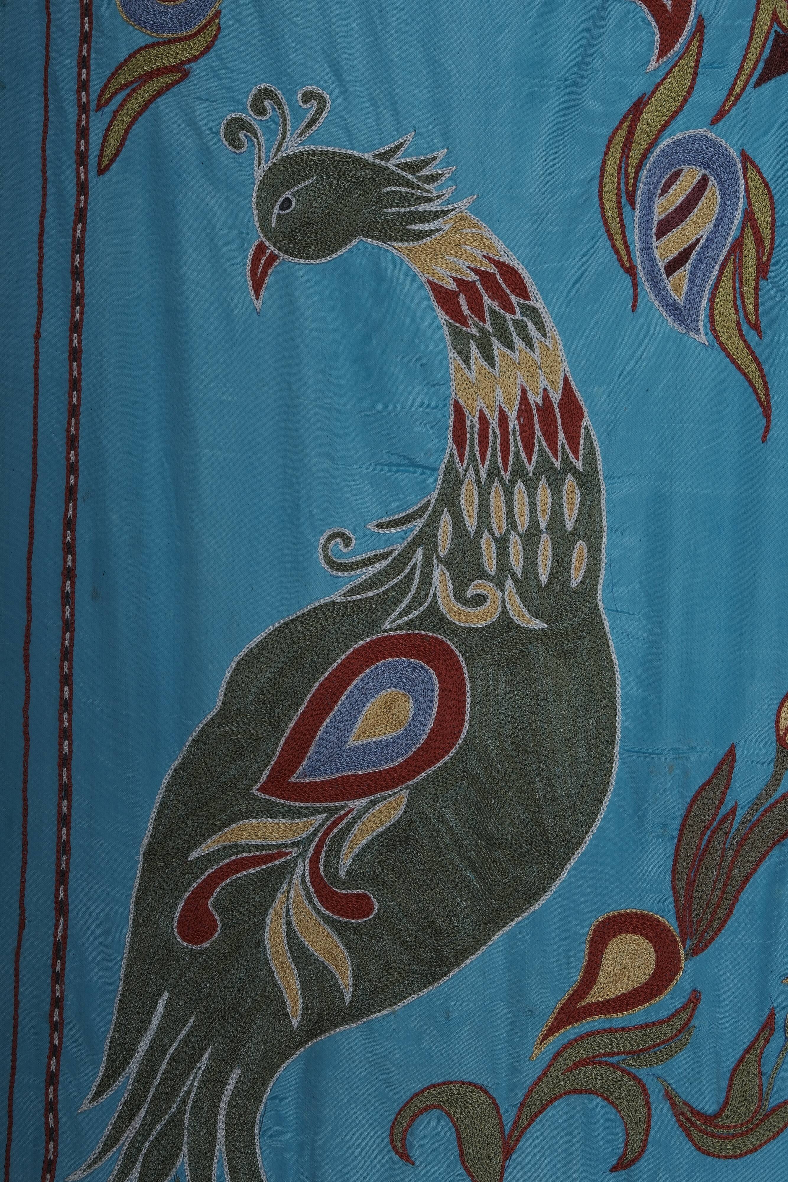 Hand knotted rug, vintage turkish rug 53x187 cm