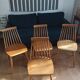 Chaises en bois vintage Ikea 1960