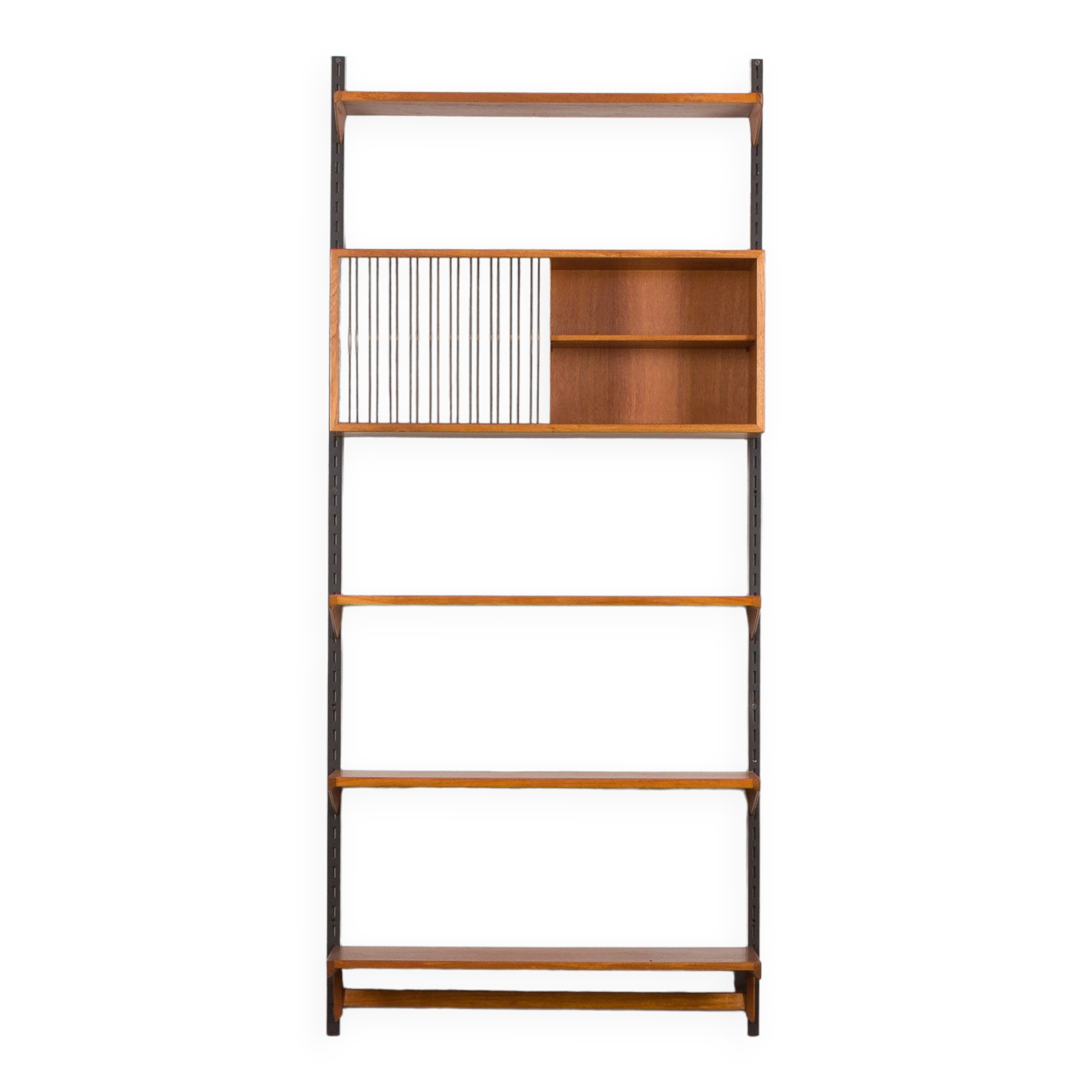 Scandinavian bookcase in teak by Kai Kristiansen for FM Mobler Denmark 1960s