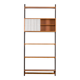 Scandinavian bookcase in teak by Kai Kristiansen for FM Mobler Denmark 1960s