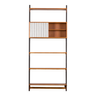 Scandinavian bookcase in teak by Kai Kristiansen for FM Mobler Denmark 1960s