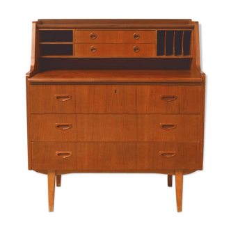 Secrétaire scandinave en teck 1960