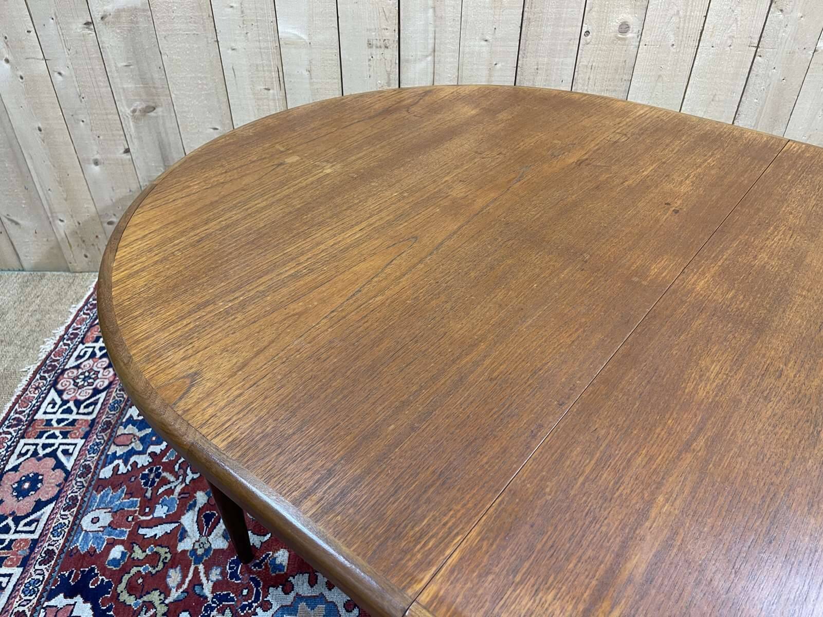 G-Plan teak dining table with butterfly extension