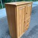 Vintage Scandinavian chest of drawers in solid pine from the 1980s.