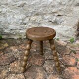 Vintage tripod stool