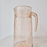 "Rosaline" twisted glass carafe - Luminarc Vintage