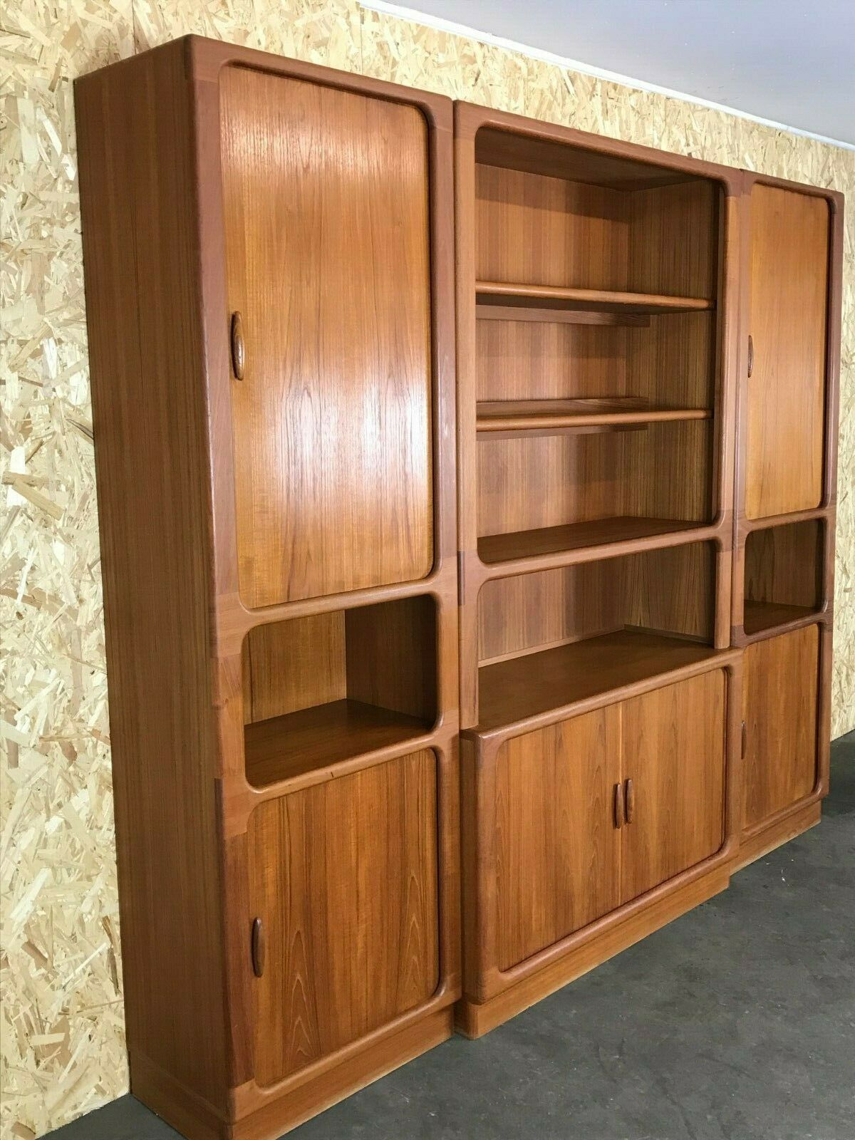70s Dyrlund teak shelf wall unit Danish Modern Design Denmark
