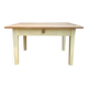 Yellow solid wood coffee table