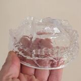 Cabbage candy box in molded crystal signed Portieux