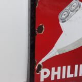 Enamelled plaque "sers philips"