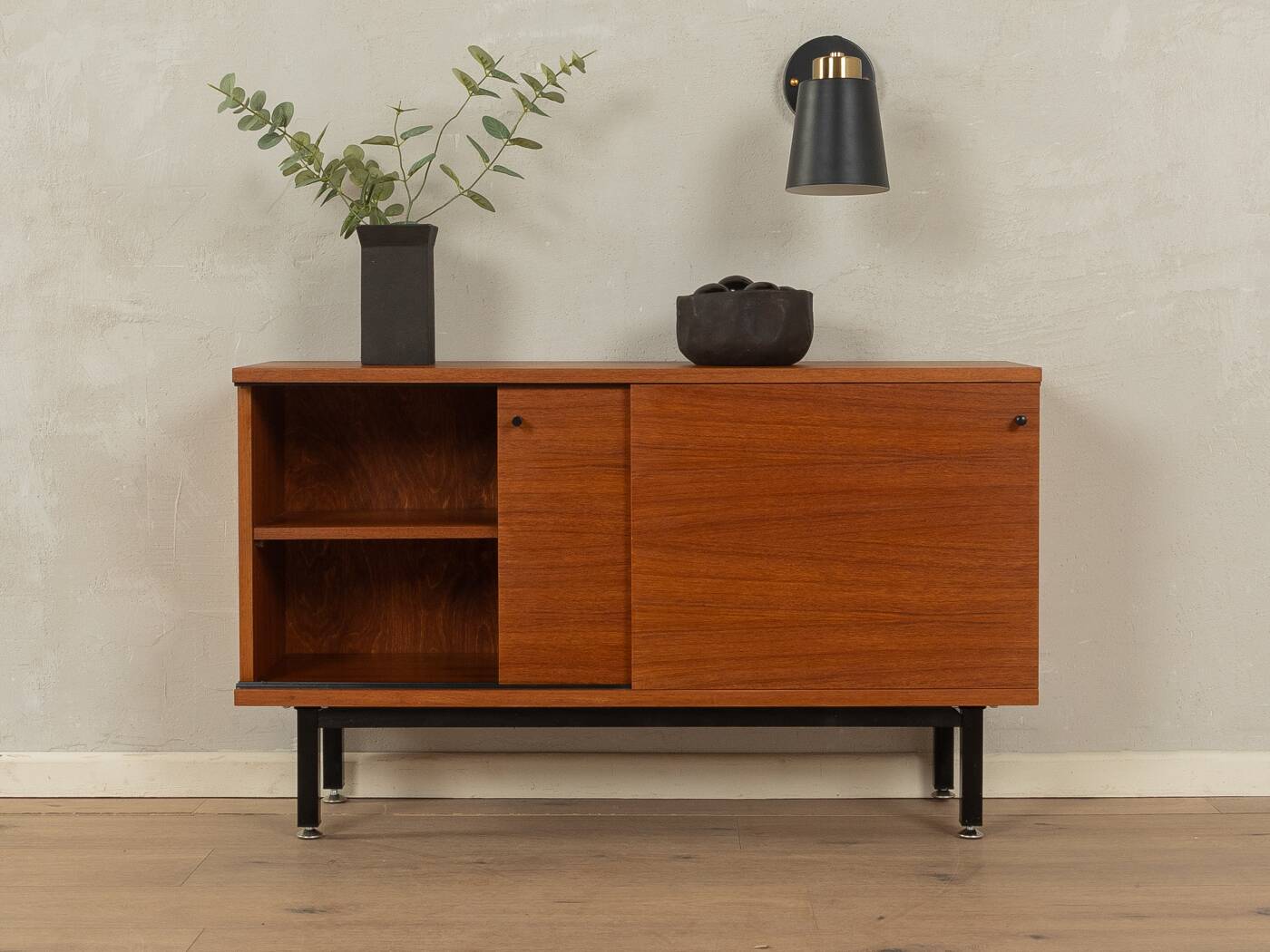 60s Dresser with Sliding Doors, Günter Renkel