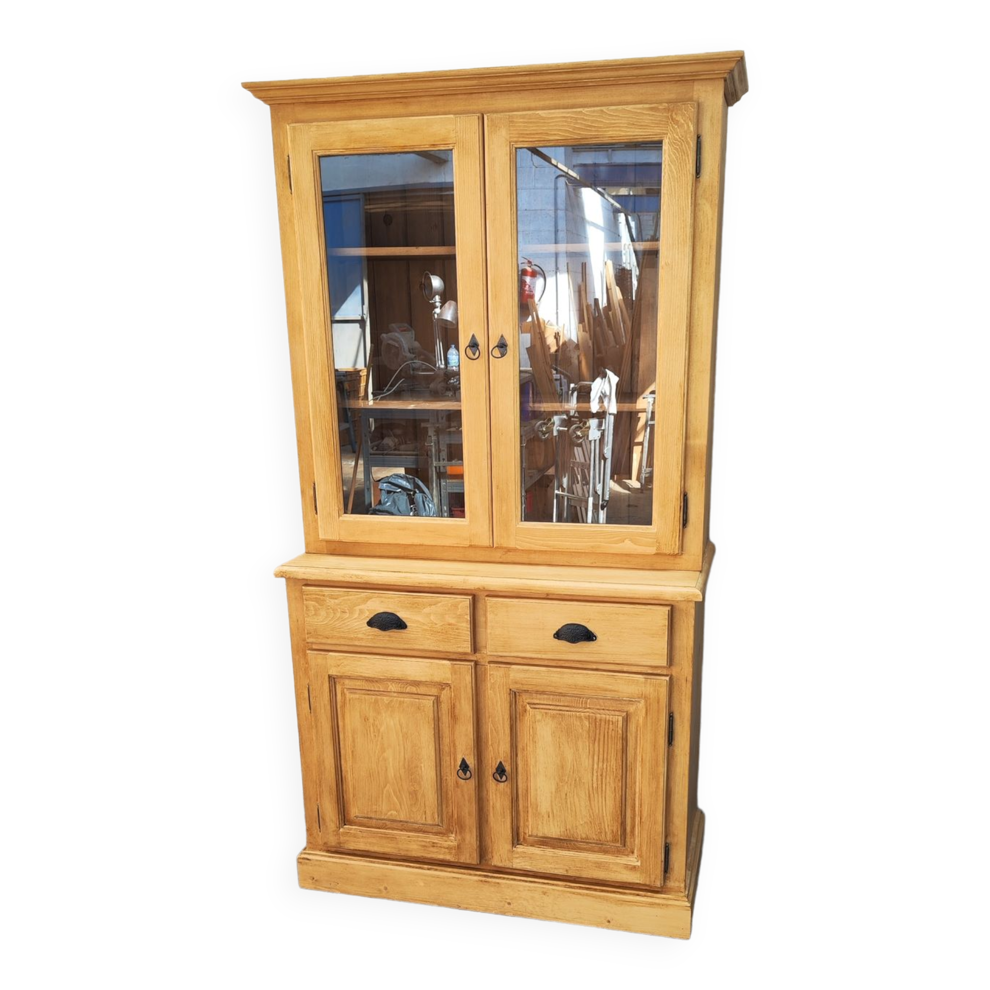 Furniture dresser two waxed pine bodies