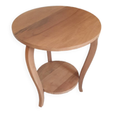 Solid walnut pedestal table