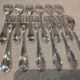 12 silver-plated metal cake forks by Christofle Spatours
