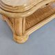 French solid oak coffee table 1970s