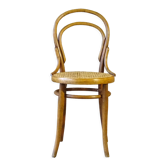 Chaise bistrot Thonet cannée N°14 1/2 vers 1900
