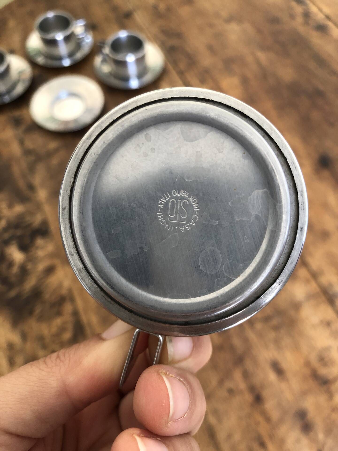 Lot de 4 tasses Casalinghi inox