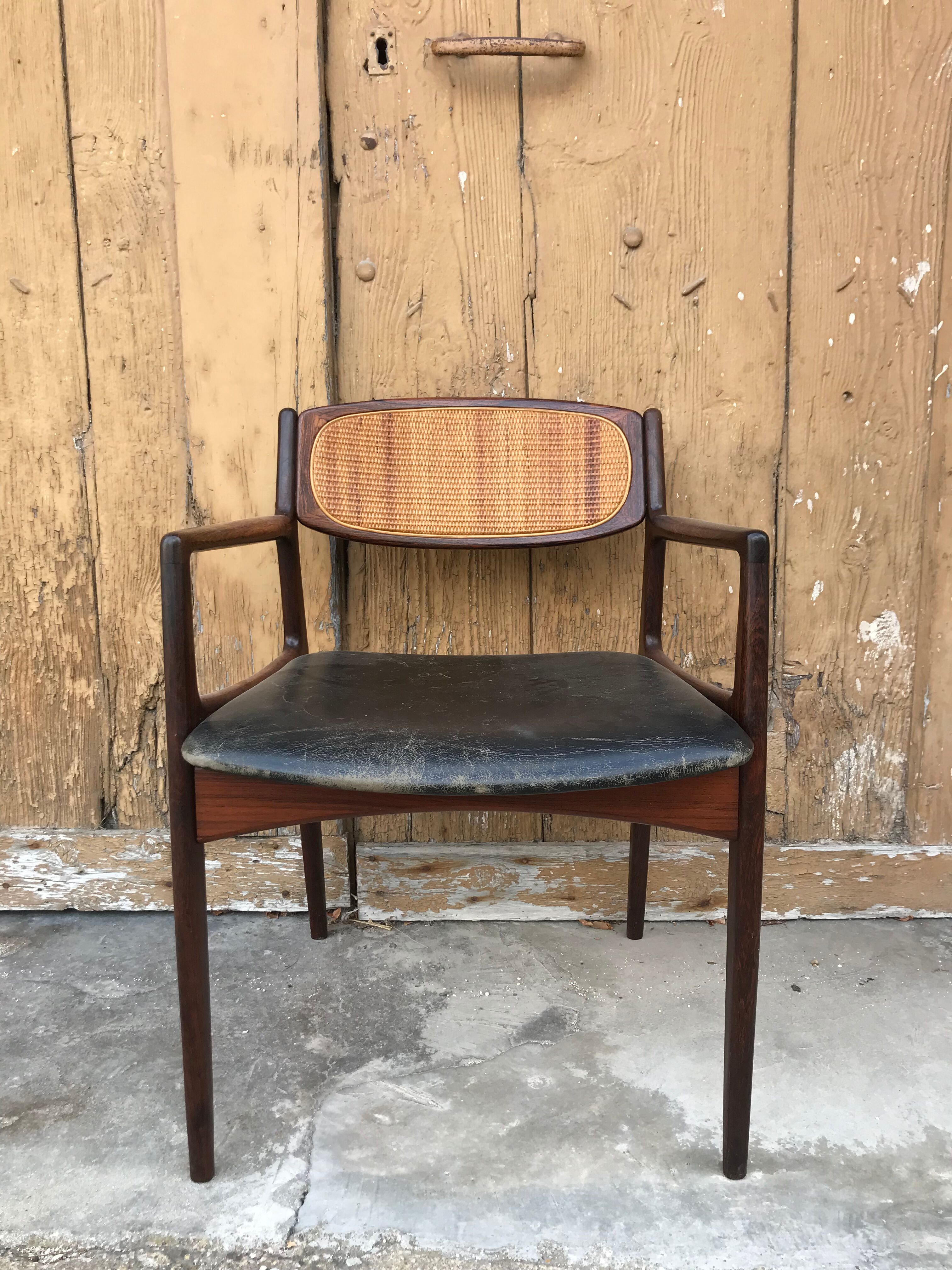 Scandinavian armchair signed