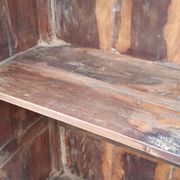 Old wooden glazed cabinet