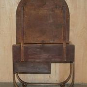Art Deco whitewashed oak dressing table with Heal's stool.