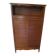 Double curtain cabinet - notary furniture - solid wood - 1970 - industrial style