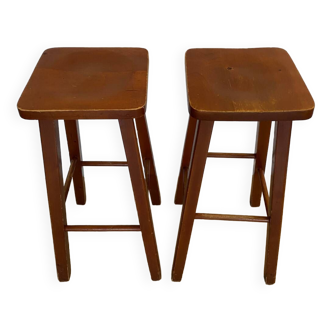 Paire de tabourets de bar