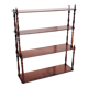 Mahogany wall shelf 1900