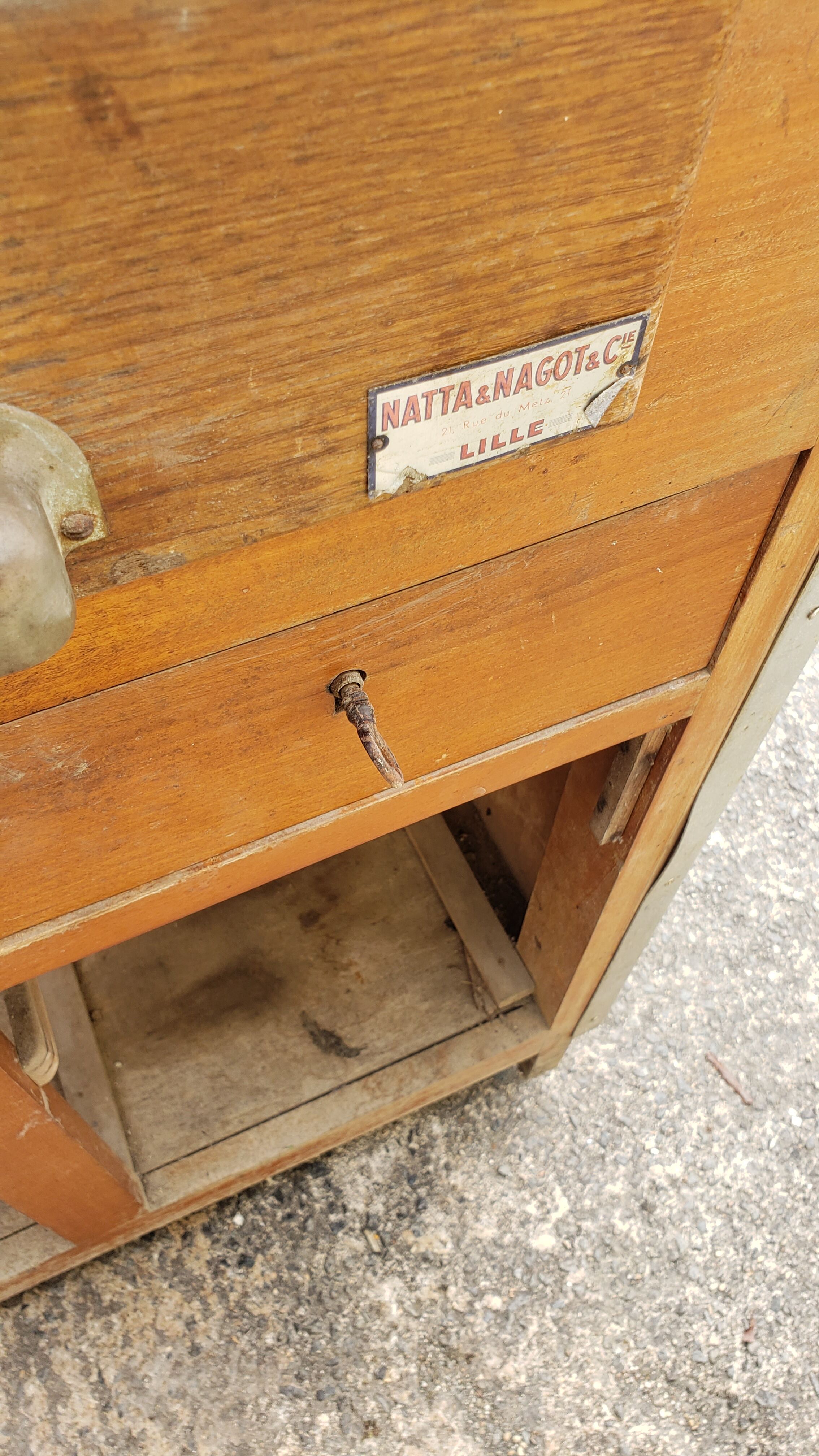 Former butcher's counter