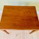 Vintage Danish teak sewing table by Severin Hansen for Haslev Furniture 1960