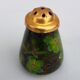 Salt and pepper shaker in partitioned enamels
