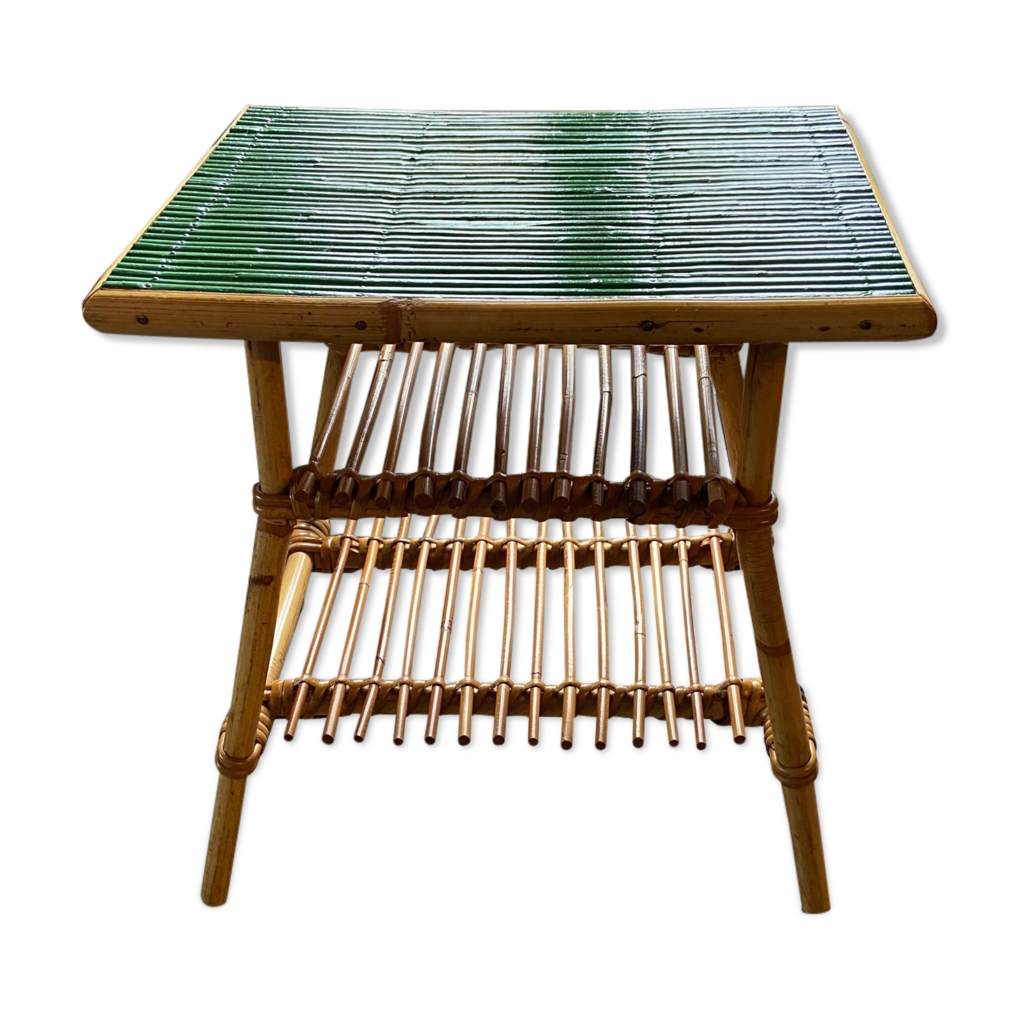 Rattan side table 1960