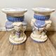 Pair of ceramic elephant stools