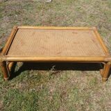 Cannage coffee table