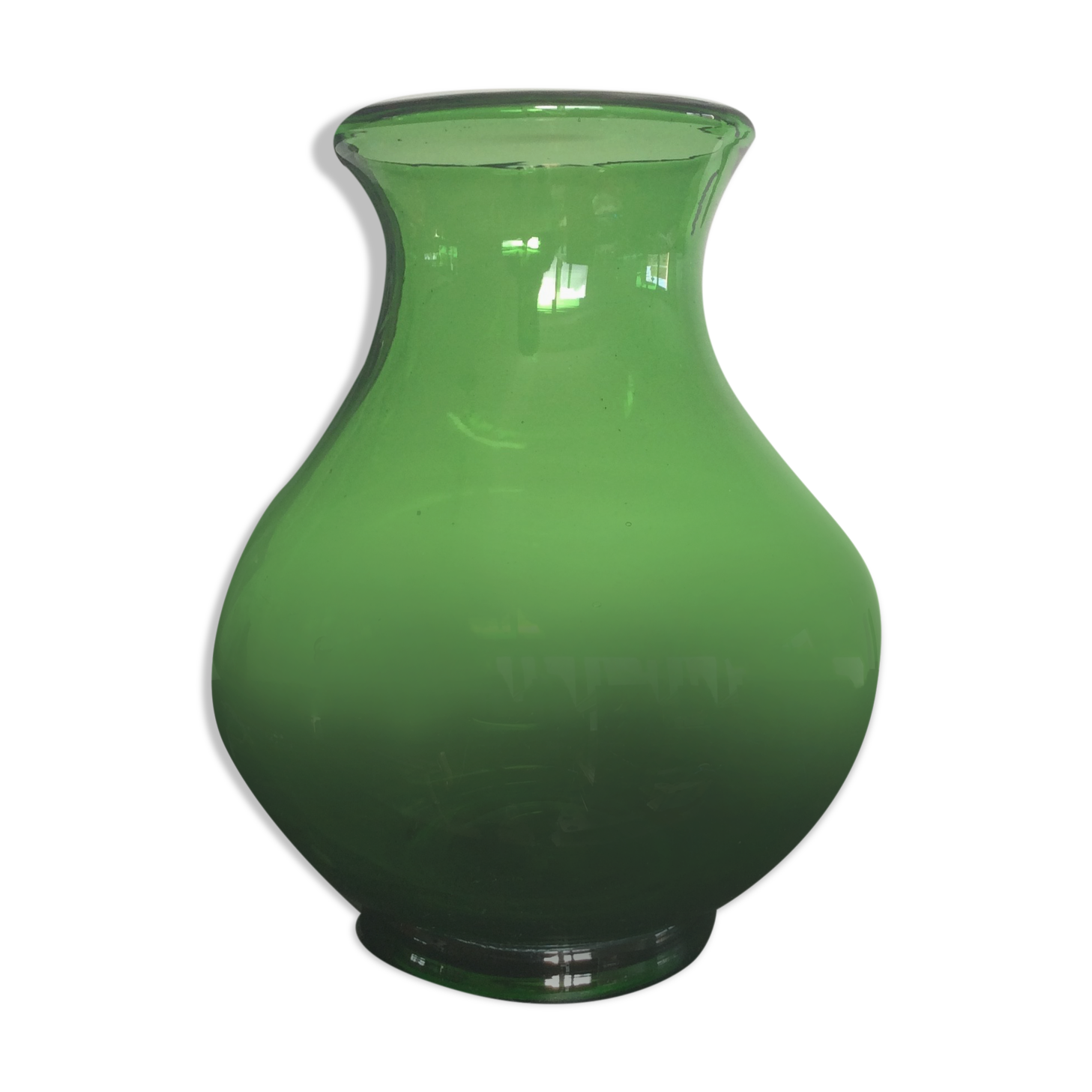 Vintage glass paste vase