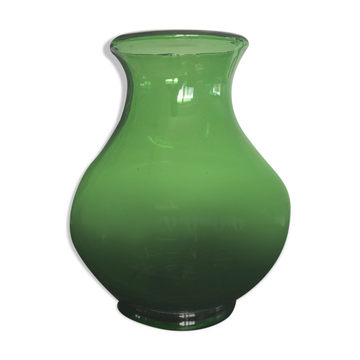 Vase vintage en pâte de verre