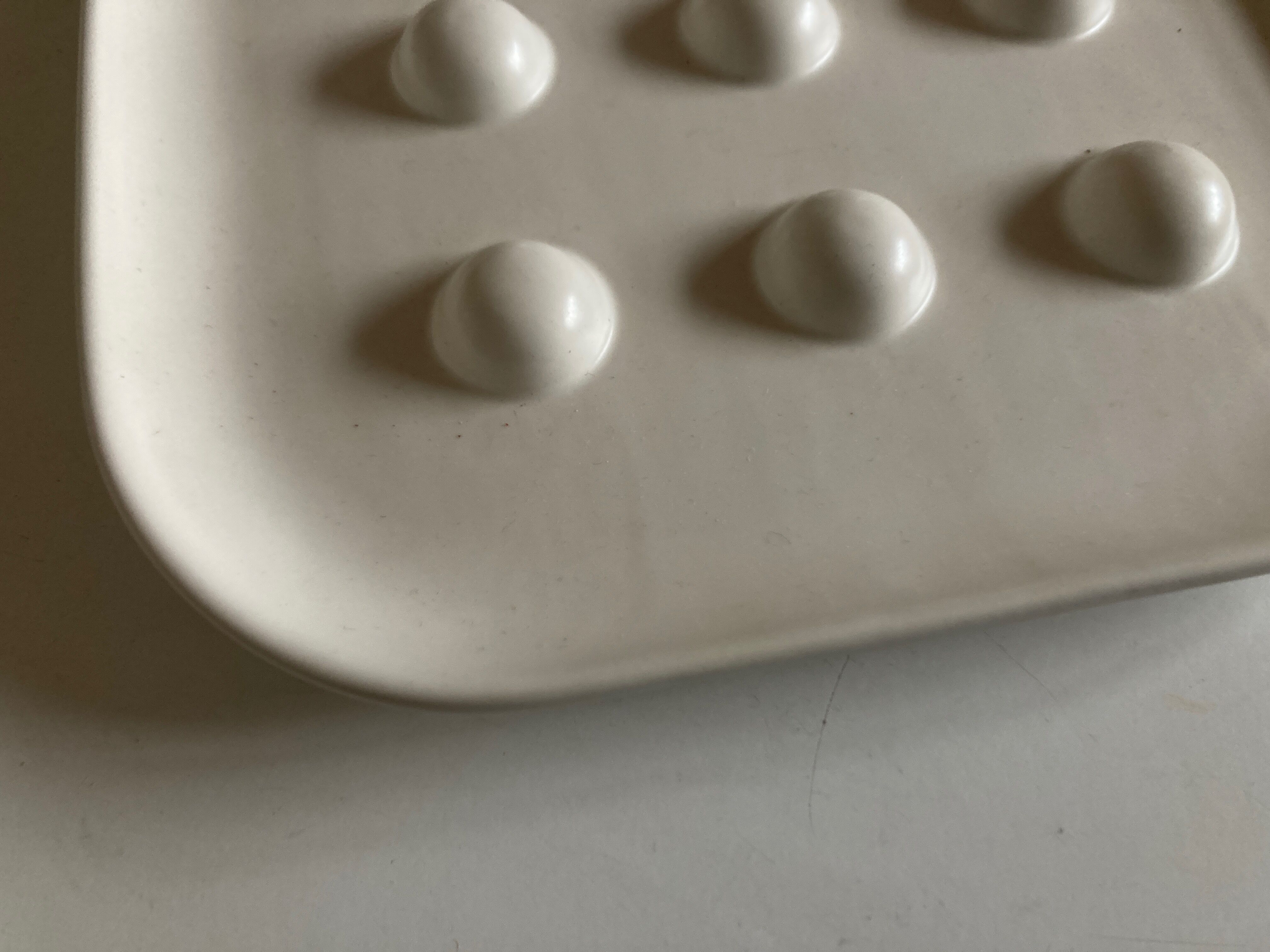 Ceramic space age centerpiece top late 1970