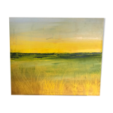 Oil on canvas, landscape