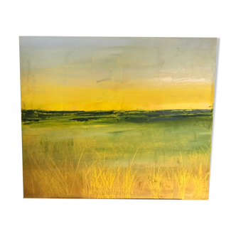 Oil on canvas, landscape