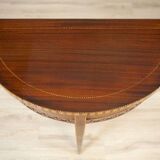 Semi-Circular Mahogany Wall Table, Early 20th Century