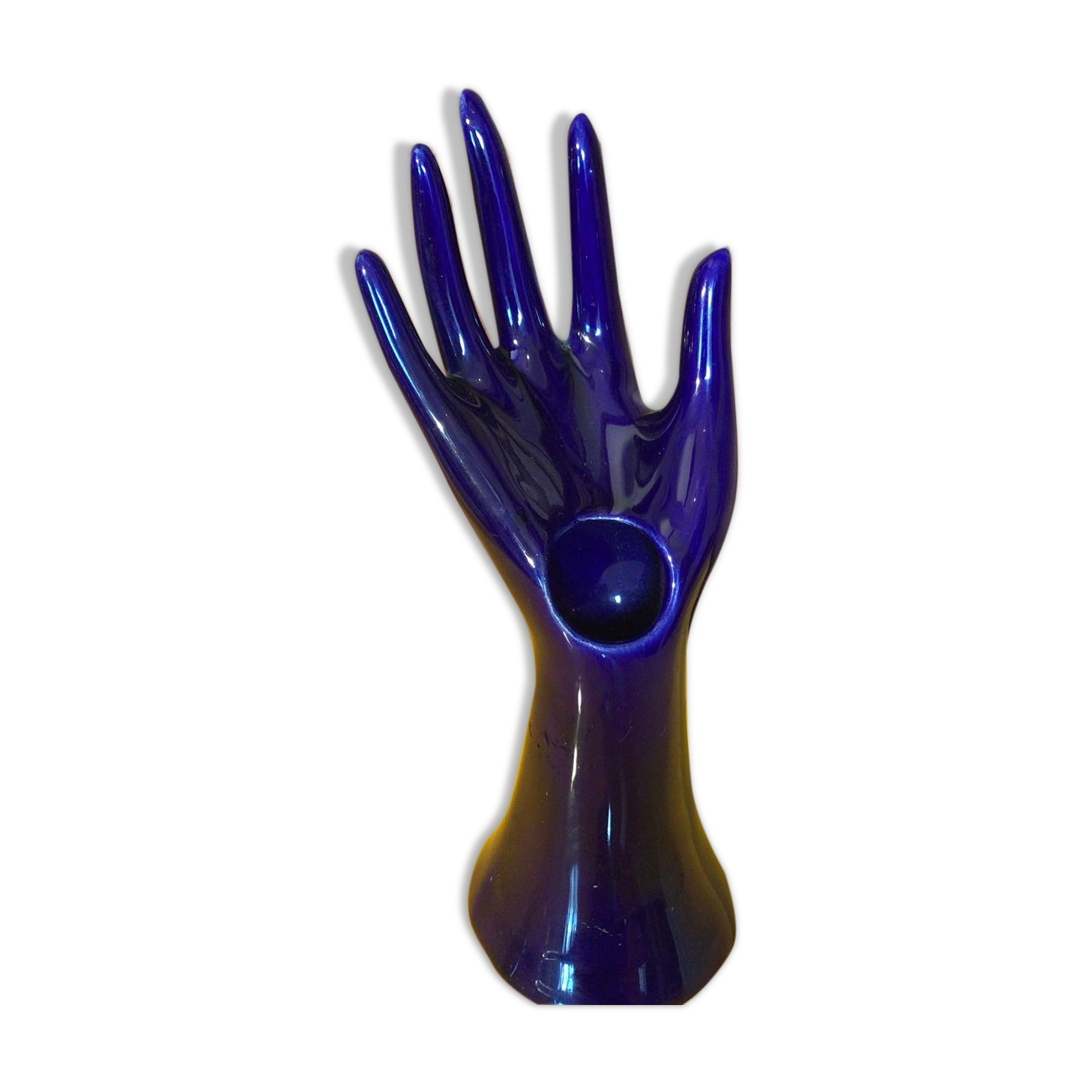 Blue baguier hand