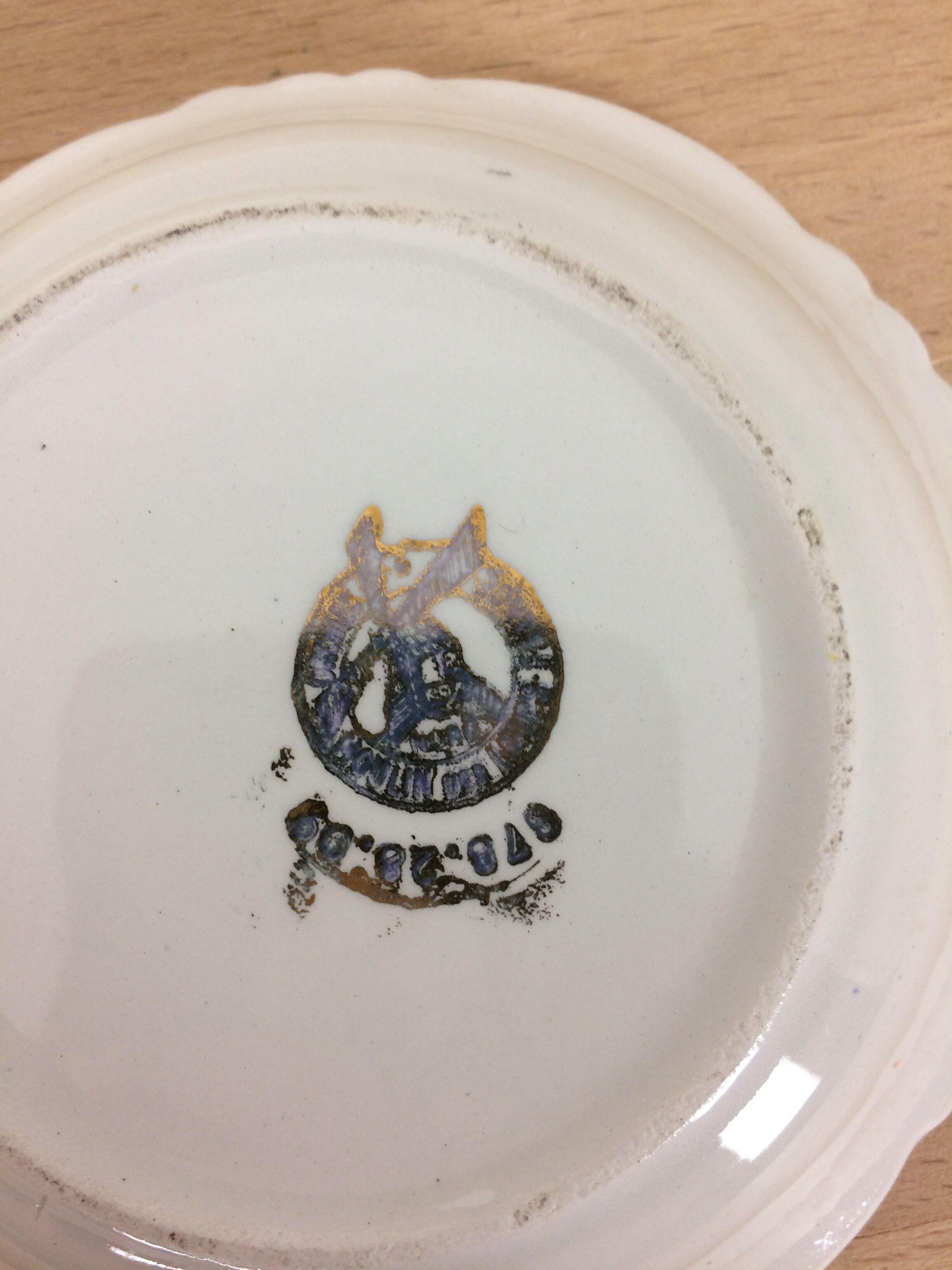 Ceramic ashtray Mill of Wolves