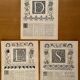 Reserved Clarisse - Lot of 3 letter lithographs - 1900