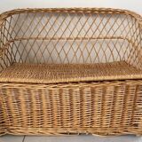 Rattan bench or play chest