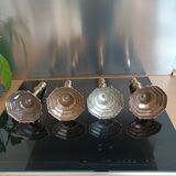 Louis XV chiseled bronze candlesticks