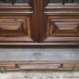 Library display case H234 walnut 19th century