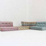 Roche Bobois Mah Jong modular sofa Missoni fabric design by Hans Hopfer