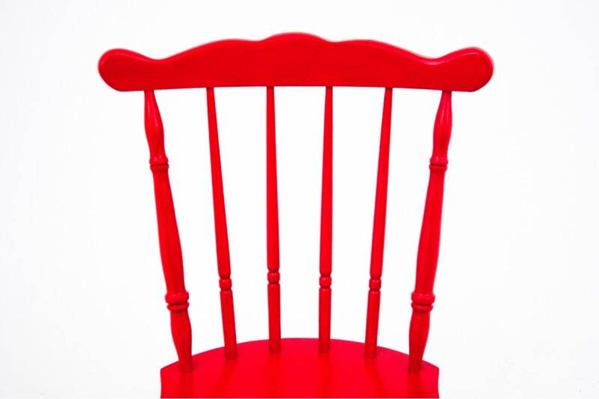 Red chair, Poland, 1940s. After renovation.