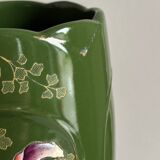 Vase ancien en faïence Art Nouveau